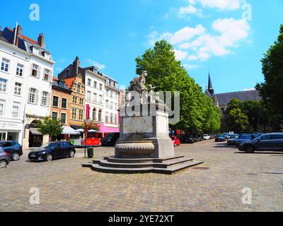 Le principali attrazioni di Bruxelles, cuore dell'Europa, Belgio Foto Stock