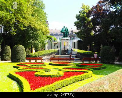Le principali attrazioni di Bruxelles, cuore dell'Europa, Belgio Foto Stock