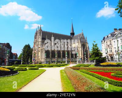 Le principali attrazioni di Bruxelles, cuore dell'Europa, Belgio Foto Stock