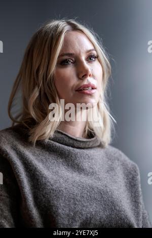 2024-10-03 "Isabel Eriksson" (alias per proteggere la sua vera identità) fu drogata con rohypnol, rapita e rinchiusa in un bunker per sei giorni dal dottor Martin Trenneborg (soprannominato Josef Fritzl della Svezia) nel settembre 2015. Foto: Anna-Karin Nilsson / Expressen / TT code 7141 Foto Stock