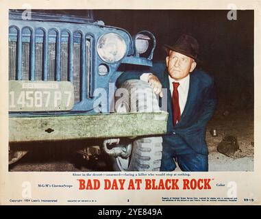 SPENCER TRACY in BAD DAY AL BLACK ROCK 1955 regista JOHN STURGES storia Howard Breslin musica Andre Previn Metro Goldwyn Mayer (MGM) Foto Stock