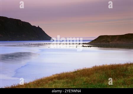 Bonne Bay da Norris Point nel Gros Morne National Park, Terranova, Canada; Terranova e Labrador, Canada Foto Stock