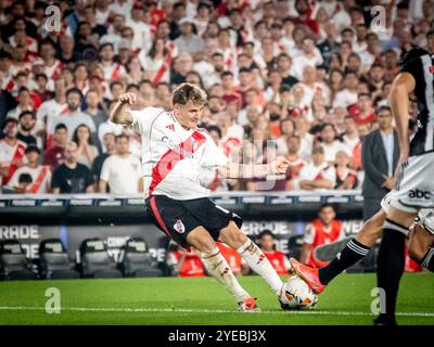 River Plate vs Atletico Mineiro, Mas Monumental Stadium, Buenos aires, Argentina. 29 ottobre 2024. Copa CONMEBOL Libertadores, semifinale. Credit Facundo Morales / Alamy Live News. SOLO PER USO EDITORIALE Foto Stock