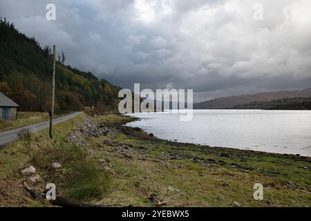 Loch Sunart, Highland, Scozia Foto Stock