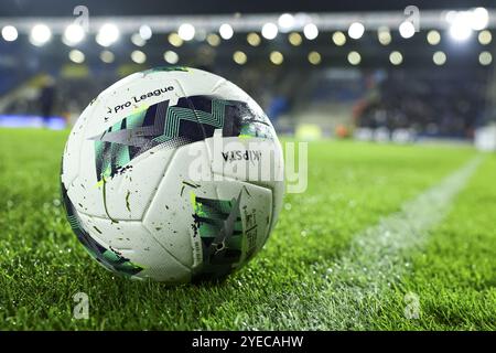 Beveren WAAS, Belgio. 30 ottobre 2024. Partita nella foto prima di una partita di calcio tra il club di seconda divisione SK Beveren e il club JPL KRC Genk, mercoledì 30 ottobre 2024 a Beveren-WAAS, nel primo turno su 16 della coppa di calcio belga "Croky Cup". BELGA FOTO DAVID PINTENS credito: Belga News Agency/Alamy Live News Foto Stock