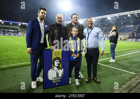 Beveren WAAS, Belgio. 30 ottobre 2024. L'ex giocatore di Beveren, Freddy Buyl, raffigurato prima di una partita di calcio tra il club di seconda divisione SK Beveren e il club JPL KRC Genk, mercoledì 30 ottobre 2024 a Beveren-WAAS, nel primo turno su 16 della coppa di calcio belga "Croky Cup". BELGA FOTO DAVID PINTENS credito: Belga News Agency/Alamy Live News Foto Stock