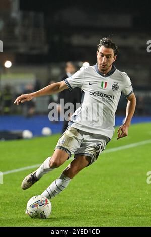 Stadio Carlo Castellani, Empoli, Italia. 30 ottobre 2024. Serie A Football; Empoli contro Inter Milan; Matteo Darmian dell'Inter Milan crediti: Action Plus Sports/Alamy Live News Foto Stock