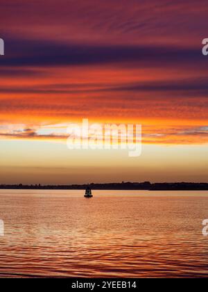 Harwich Haven, Essex, Regno Unito Foto Stock