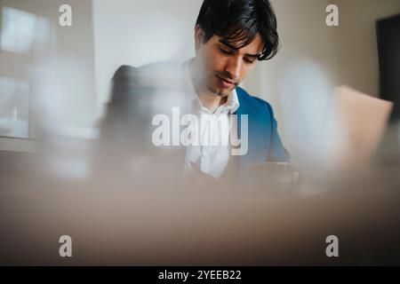I giovani proprietari che lavorano in ufficio Foto Stock
