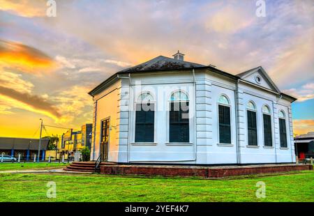 Centrumkerk, una chiesa della Chiesa riformata olandese del Suriname in piazza Kerkplein a Paramaribo Foto Stock