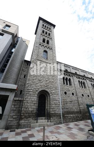 Chiesa di Sant Pere Màrtir a Escaldes-Engordany, Andorra. Foto Stock