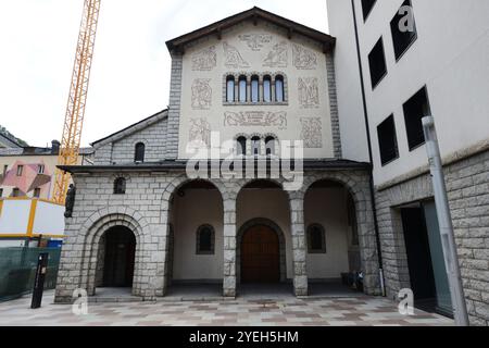 Chiesa di Sant Pere Màrtir a Escaldes-Engordany, Andorra. Foto Stock