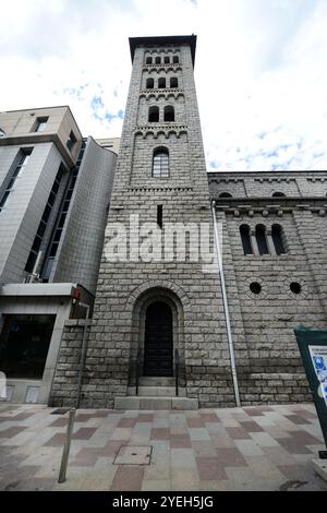 Chiesa di Sant Pere Màrtir a Escaldes-Engordany, Andorra. Foto Stock