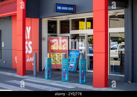 The Good Guys è una catena di negozi di elettronica di consumo al dettaglio in Australia e in precedenza in nuova Zelanda. Foto Stock