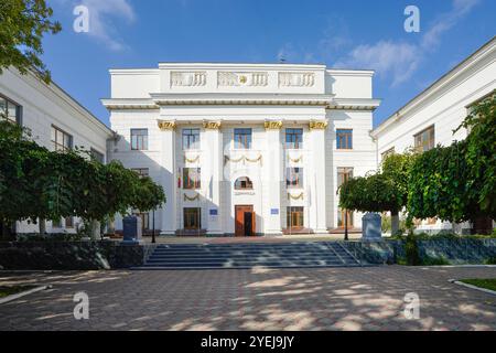 Chisinau, Moldavia. 25 ottobre 2024. Vista esterna del Museo di storia militare nel centro della città Foto Stock