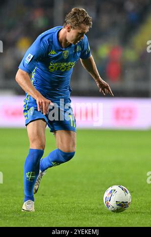 30 ottobre 2024, stadio Carlo Castellani, Empoli, Italia; serie A EniLive Football; Empoli contro l'Internazionale Milan; Ola Solbakken dell'Empoli FC Foto Stock