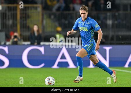 30 ottobre 2024, stadio Carlo Castellani, Empoli, Italia; serie A EniLive Football; Empoli contro l'Internazionale Milan; Ola Solbakken dell'Empoli FC Foto Stock