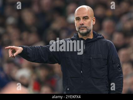 Londra, Regno Unito. 30 ottobre 2024. Tottenham Hotspur V Manchester City - Carabao Cup - Tottenham Hotspur Stadium. Pep Guardiola, manager del Manchester City. Crediti immagine: Mark Pain / Alamy Live News Foto Stock