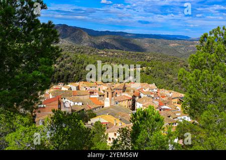 Rasquera, Tarragona, Spagna Foto Stock