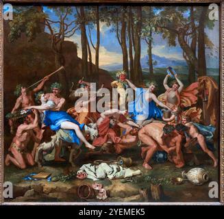 The Triumph of Pan, 1636, Nicolas Poussin (1594-1665), The National Gallery, Londra, REGNO UNITO Foto Stock