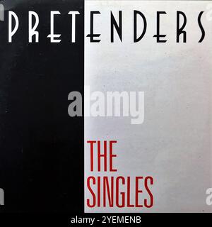 Pretendenti - The Singles - copertina originale in vinile Foto Stock