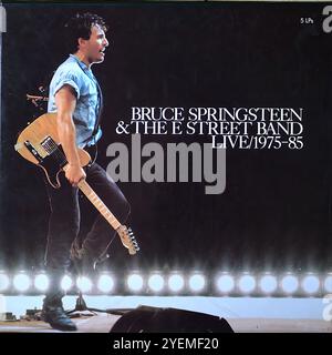 Bruce Springsteen & The e Street Band - Live 1975-85 - copertina originale in vinile Foto Stock