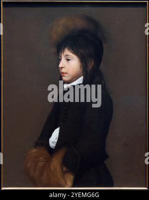 Ritratto di un ragazzo di 11 anni, 1650 anni, Jacob van Oost il Vecchio (1601-1671), The National Gallery, Londra, Regno Unito Foto Stock