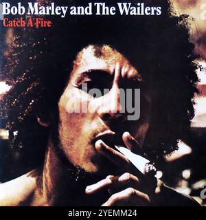 Bob Marley & The Wailers - Catch A Fire - copertina originale in vinile Foto Stock