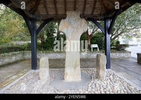 st patricks high cross carndonagh crosses, contea di donegal, repubblica d'irlanda Foto Stock