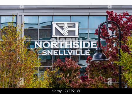 Northside Snellville Medical Center, una filiale del sistema sanitario del Northside Hospital della Metro Atlanta, a Snellville, Georgia. (USA) Foto Stock