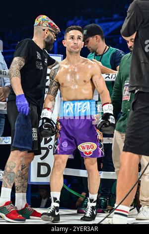 Tokyo, Giappone. 13 ottobre 2024. Jairo Noriega in Spagna prima del vacante match per il titolo dei pesi mosca WBO all'Ariake Arena di Tokyo, Giappone, 13 ottobre 2024. Crediti: Hiroaki finito Yamaguchi/AFLO/Alamy Live News Foto Stock