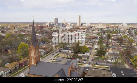 È la seconda città più grande in Indiana è Fort Wayne in Allen County Foto Stock