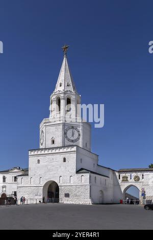 Torre Spasskaya nel cremlino di Kazan', Russia, Europa Foto Stock