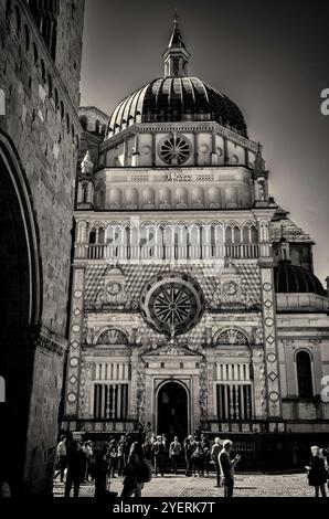 Cappella Colleoni, città alta, Bergamo, Italia. Aprile 2023 Foto Stock