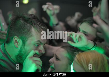 Entra a Shikari Live al New Brighton Floral Pavilion, 15.04.13 Foto Stock