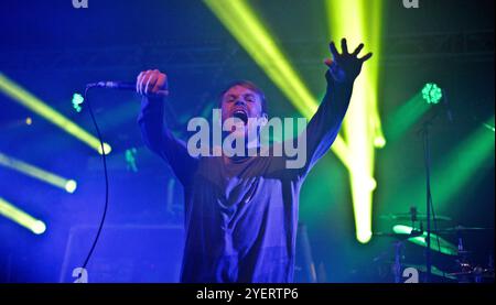 Entra a Shikari Live al New Brighton Floral Pavilion, 15.04.13 Foto Stock