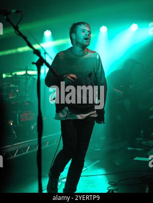 Entra a Shikari Live al New Brighton Floral Pavilion, 15.04.13 Foto Stock