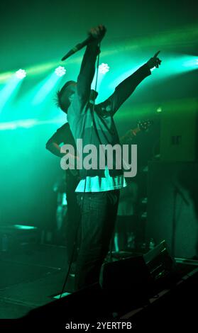 Entra a Shikari Live al New Brighton Floral Pavilion, 15.04.13 Foto Stock