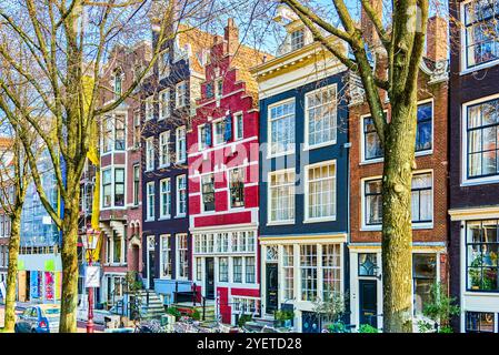 Splendida Amsterdam all'inizio della primavera. Foto Stock