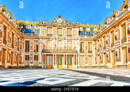 Magnifico sobborgo reale di Parigi - Versailles. Foto Stock