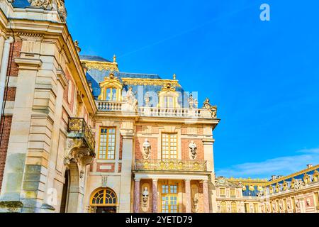 Magnifico sobborgo reale di Parigi - Versailles. Foto Stock