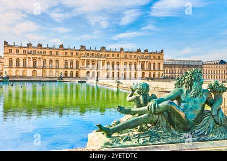 Magnifico sobborgo reale di Parigi - Versailles. Foto Stock