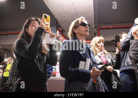 Milano, Italia. 3 marzo 2024. M1 San Babila. Anniversario dei 60 anni della linea M1 - Cronaca - Milano, Italia - Venerd&#xec; 1 novembre 2024 (foto Alessandro Cimma/Lapresse) M1 San Babila. Anniversario dei 60 anni della linea M1 - Cronaca - Milano, Italia - venerdì 1 novembre 2024 (foto Alessandro Cimma/Lapresse) crediti: LaPresse/Alamy Live News Foto Stock