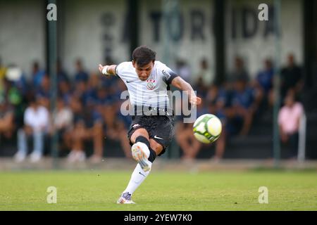 Recife, Brasile. 1 novembre 2024. PE - RECIFE - 01/11/2024 - COPPA ATLANTICO 2024, CORINTHIANS x PORTO-PE - lancio durante una partita tra Corinthians e Porto-PE valida per la Copa Atlantico 2024, tenutasi al CT do retro di Aldeia-PE. Foto: Marlon Costa/AGIF (foto di Marlon Costa/AGIF/Sipa USA) credito: SIPA USA/Alamy Live News Foto Stock