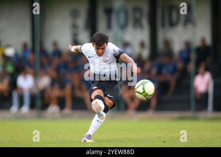 Recife, Brasile. 1 novembre 2024. PE - RECIFE - 01/11/2024 - COPPA ATLANTICO 2024, CORINTHIANS x PORTO-PE - lancio durante una partita tra Corinthians e Porto-PE valida per la Copa Atlantico 2024, tenutasi al CT do retro di Aldeia-PE. Foto: Marlon Costa/AGIF credito: AGIF/Alamy Live News Foto Stock