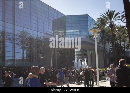 Anaheim, California, Stati Uniti - 01-26-2018: Una vista dell'esterno dell'Anaheim Convention Center. Foto Stock