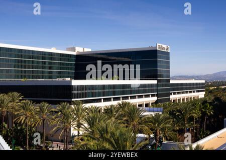 Anaheim, California, Stati Uniti - 01-20-2018: Una vista dell'Hilton Anaheim Hotel. Foto Stock