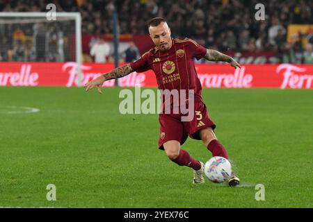 31 ottobre 2024, stadio Olimpico, Roma, Italia; serie A EniLive Football; Roma contro Torino; Angelino di AS Roma Foto Stock