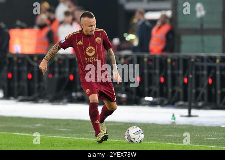 31 ottobre 2024, stadio Olimpico, Roma, Italia; serie A EniLive Football; Roma contro Torino; Angelino di AS Roma Foto Stock