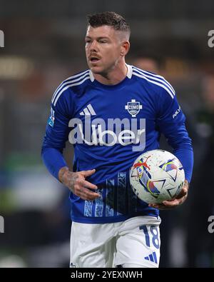 Como, Italia. 31 ottobre 2024. Alberto Moreno di Como 1907 durante la partita di serie A allo Stadio Giuseppe Sinigaglia, Como. Il credito per immagini dovrebbe essere: Jonathan Moscrop/Sportimage Credit: Sportimage Ltd/Alamy Live News Foto Stock